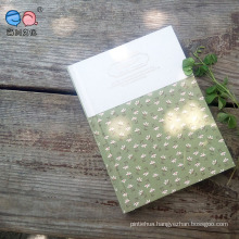A6 Hard Cover Square Binder Pocket Glue Blank Diary Notebook (XLJA680-X01)